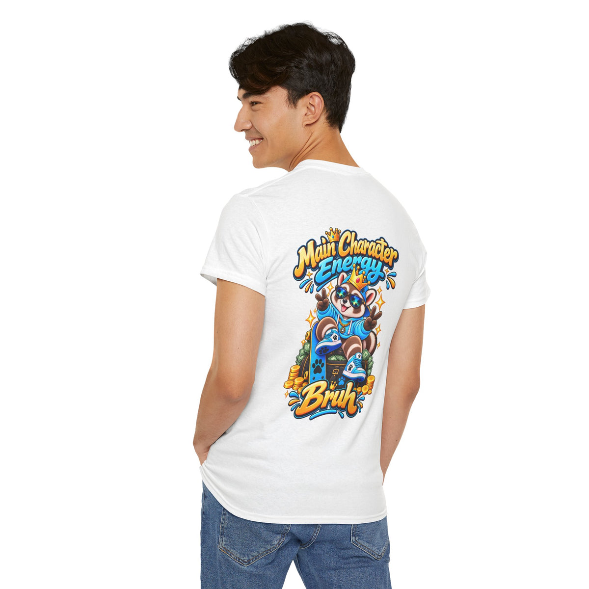 Remy Raccoon Main Character Energy Graphic Tee