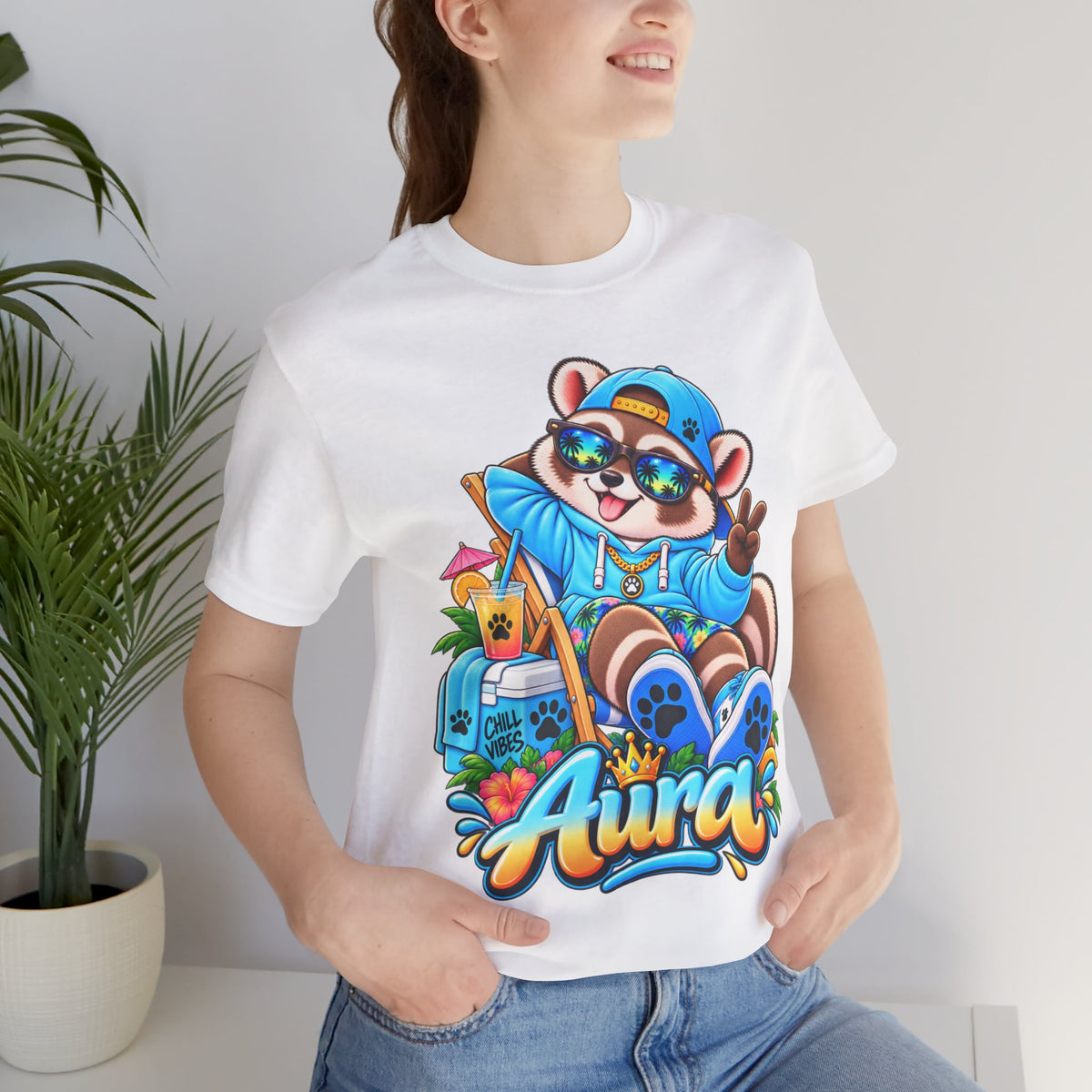 Remy Raccoon Aura - Chest Graphic Tee