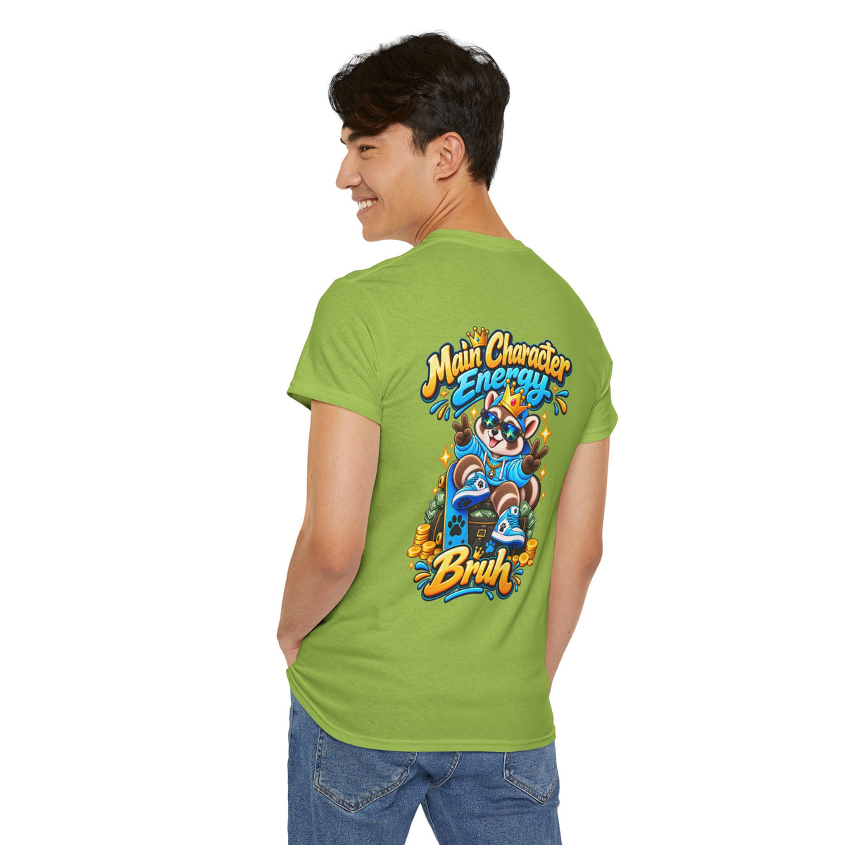 Remy Raccoon Main Character Energy Graphic Tee