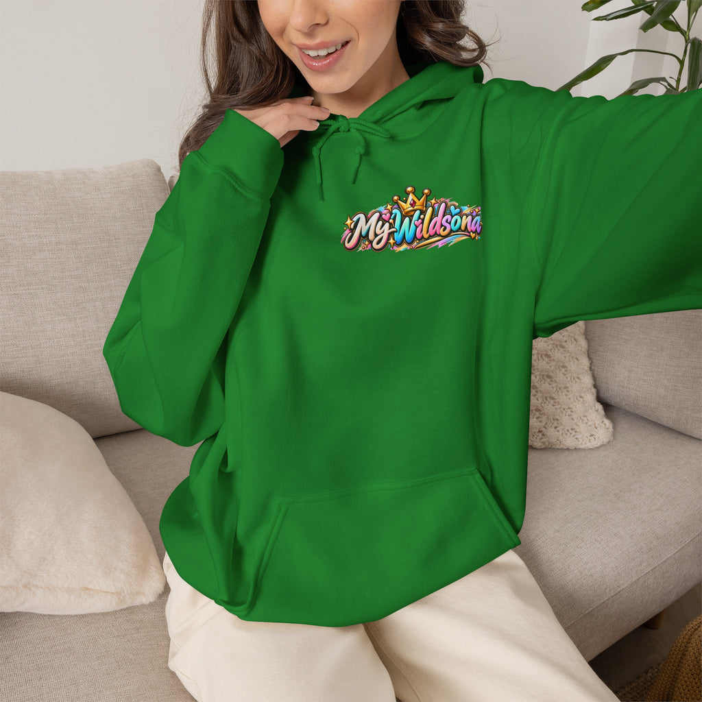 Hoodie — Colorful Big Personality Stay Iconic Pup Graphic