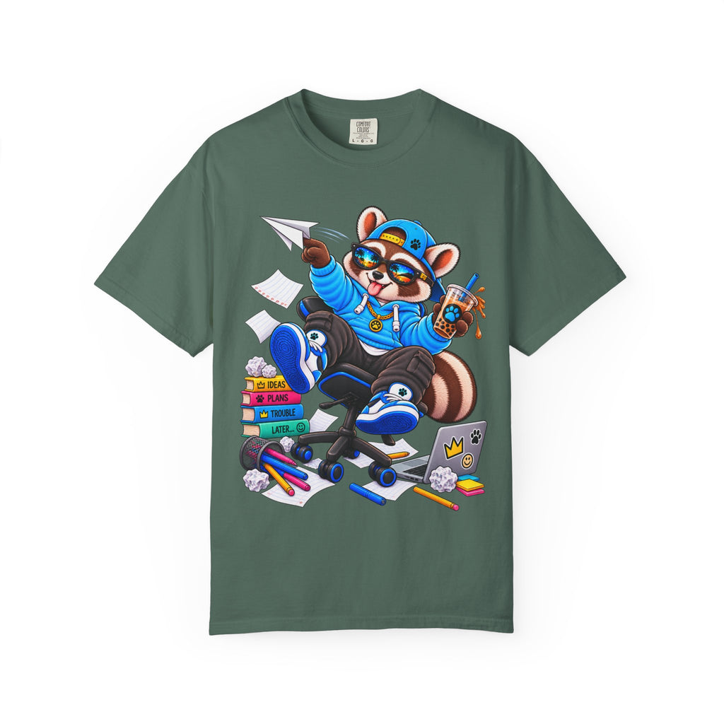 Mischievous Remy Raccoon Graphic T-Shirt