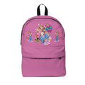 Pink Cartoon Animal Squad Backpack - "Swag" Graphic School Bookbag