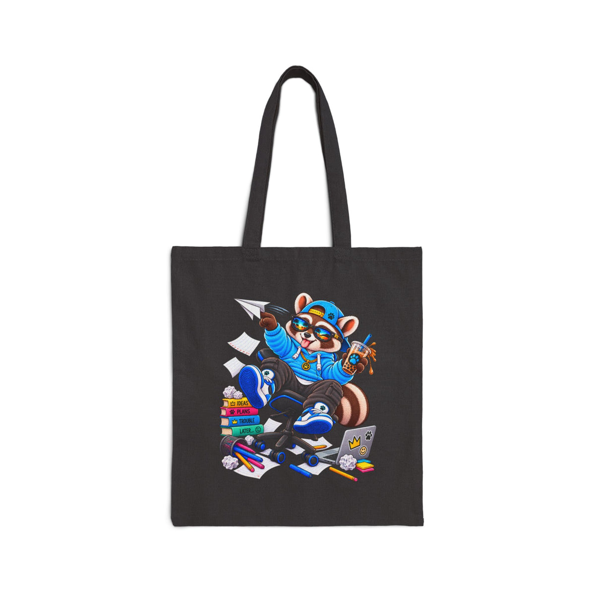 Mischievous Raccoon – Cute Kawaii Shopper Bag
