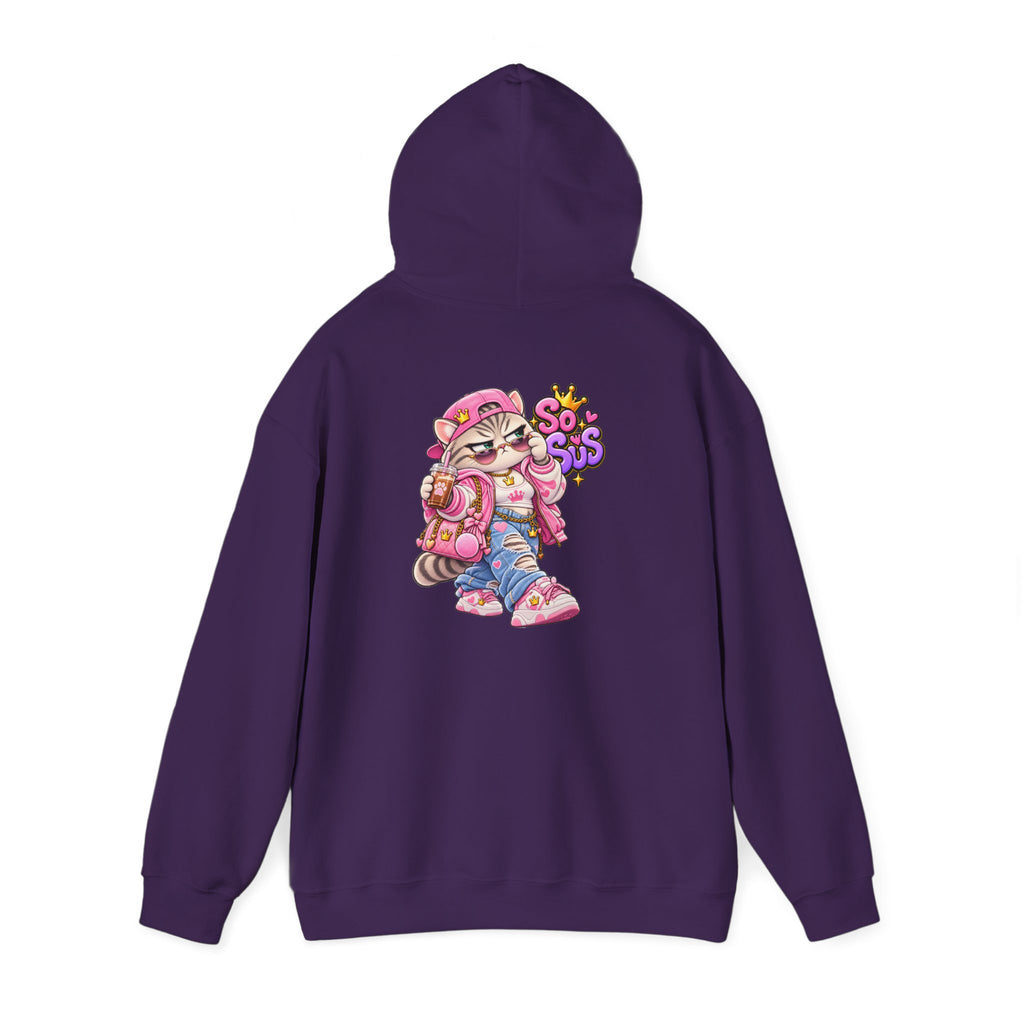 Kawaii So Sus Cat Hoodie – Cute Anime Streetwear Sweatshirt