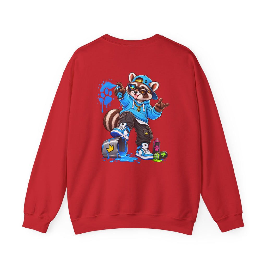 Remy Raccoon Graffiti Sweatshirt