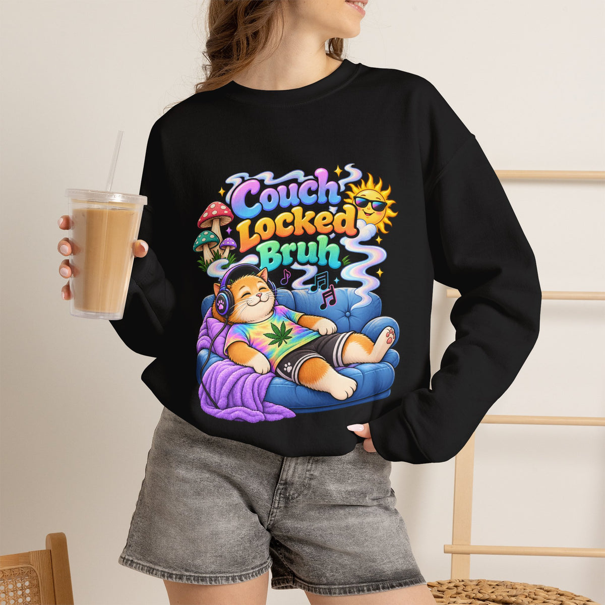 Couch Locked Bru - Wildsona After Hours - Cozy Sweatshirt