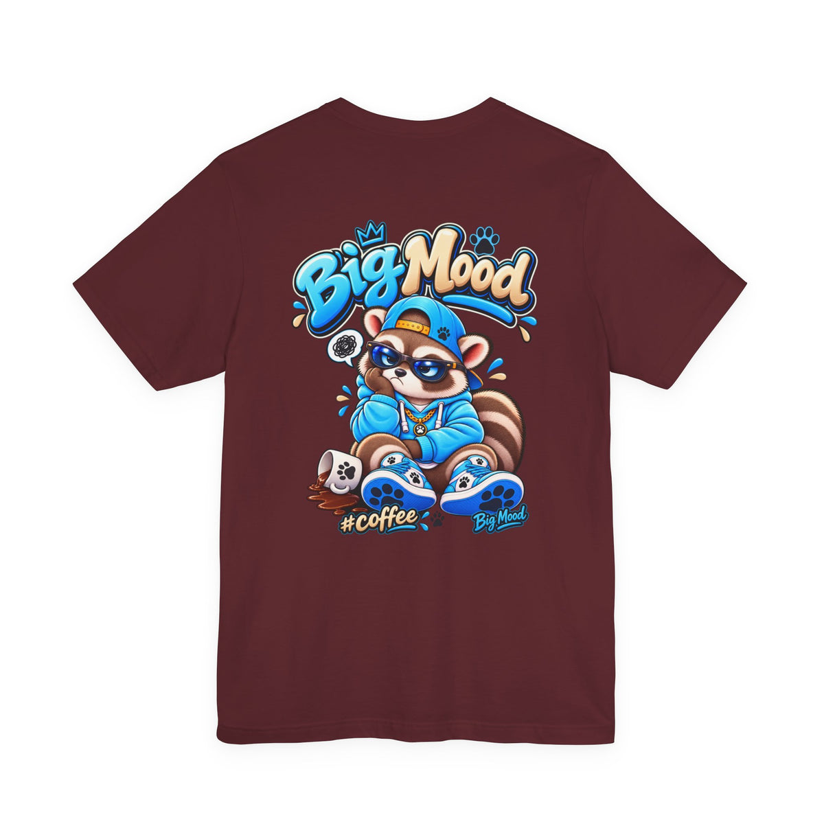 Remy Raccoon Big Mood - Back Graphic - Cute Graphic Tee
