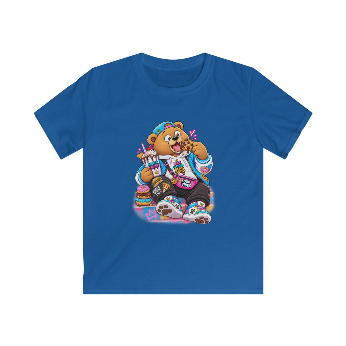 Mochi Big Back Bear Graphic Kids T-Shirt