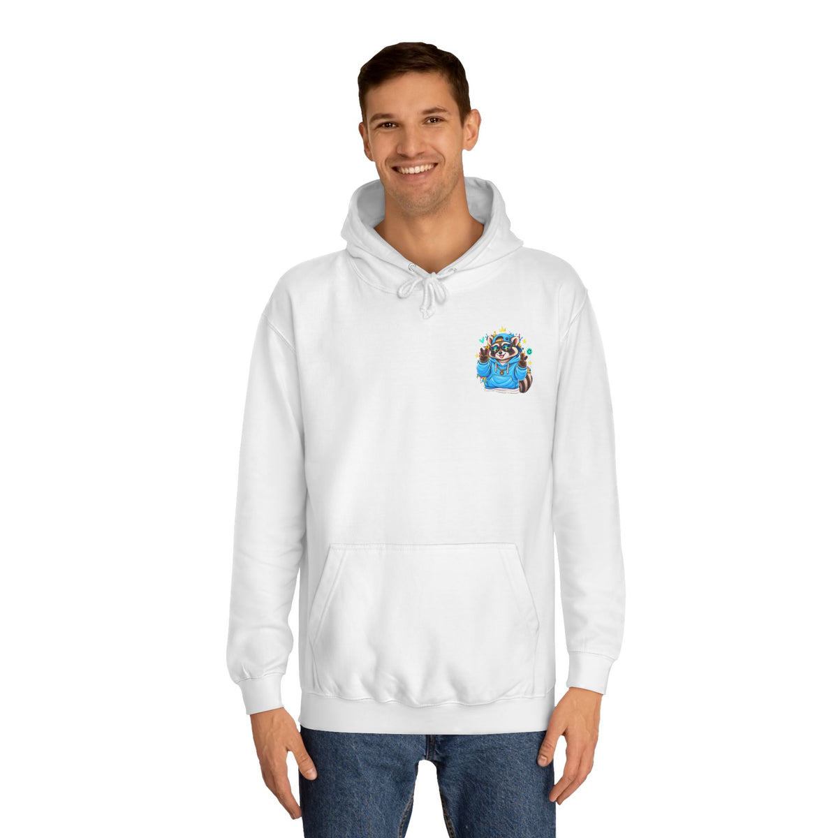 Skateboarding Remy Raccoon Hoodie