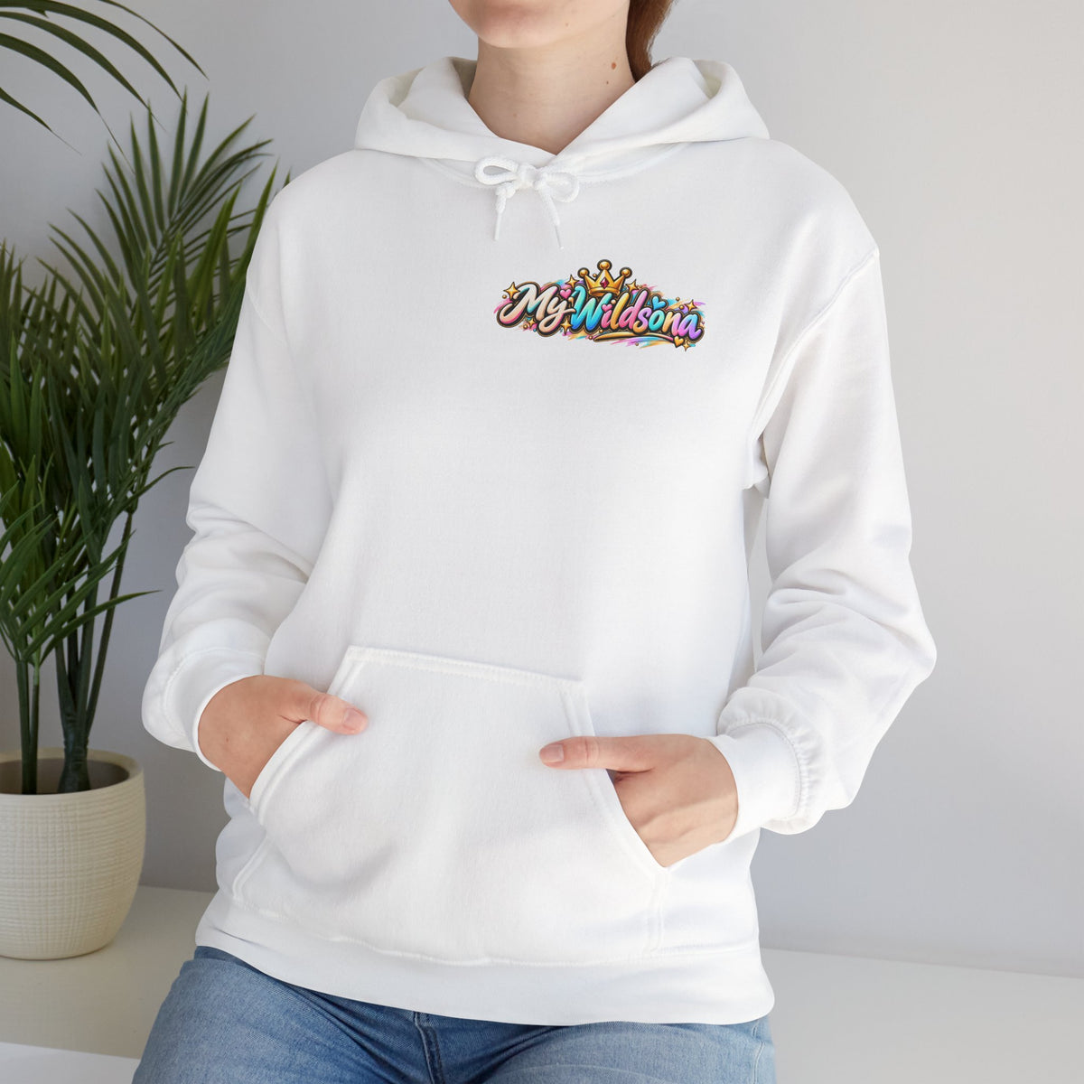 Hoodie — Colorful Big Personality Stay Iconic Pup Graphic