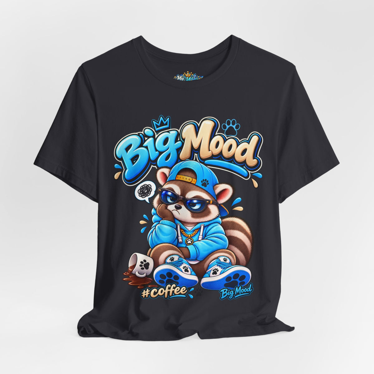 Remy Big Mood Raccoon Coffee T-Shirt
