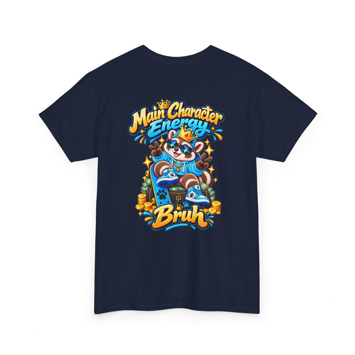 Remy Raccoon Main Character Energy Graphic Tee