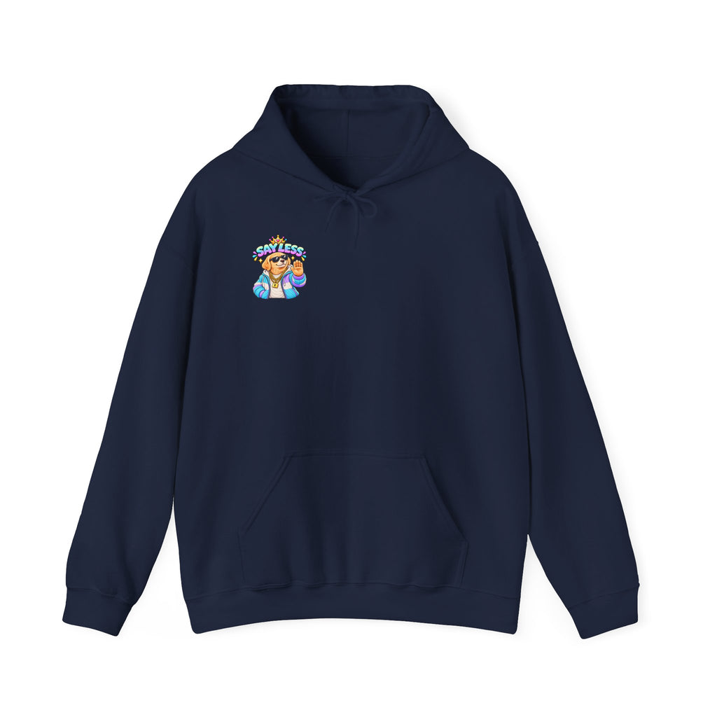 Say Less Golden Retriever - Hoodie — Cute Summer Vacation Graphic Sweatshirt