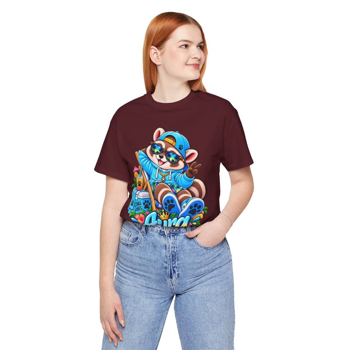 Remy Raccoon Aura - Chest Graphic Tee