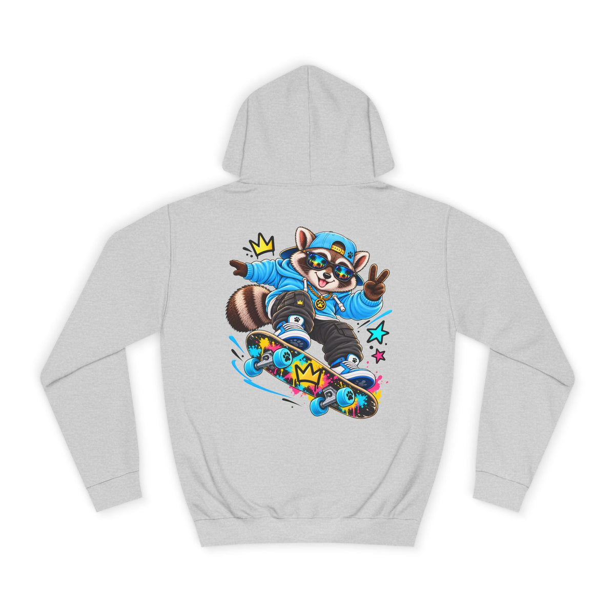 Skateboarding Remy Raccoon Hoodie