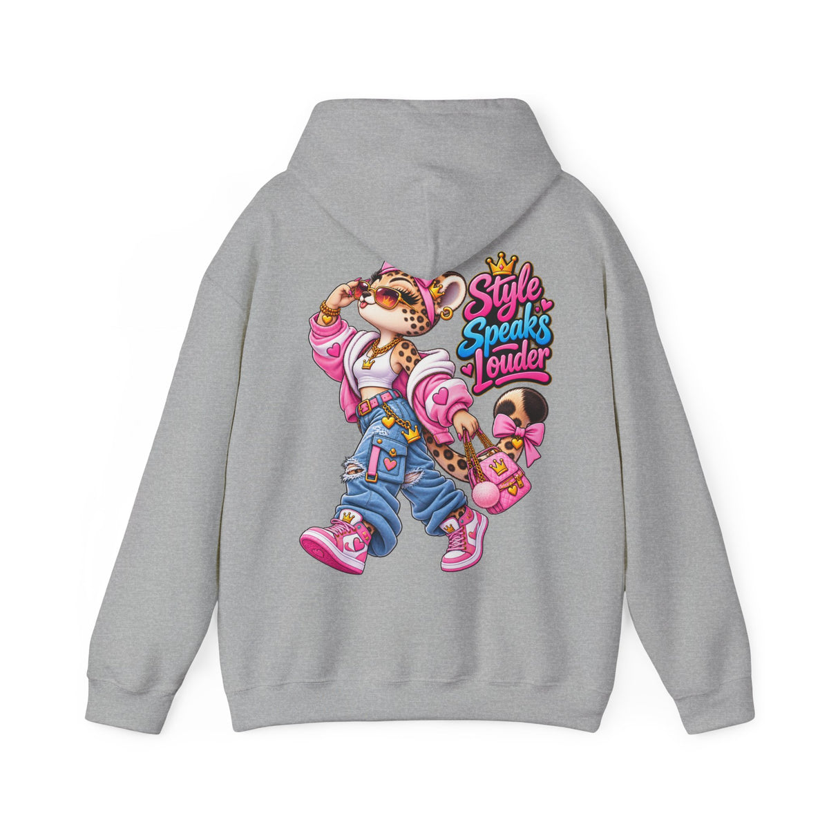 Hoodie — "Style Speaks Louder" Streetwear Graphic Hoodie