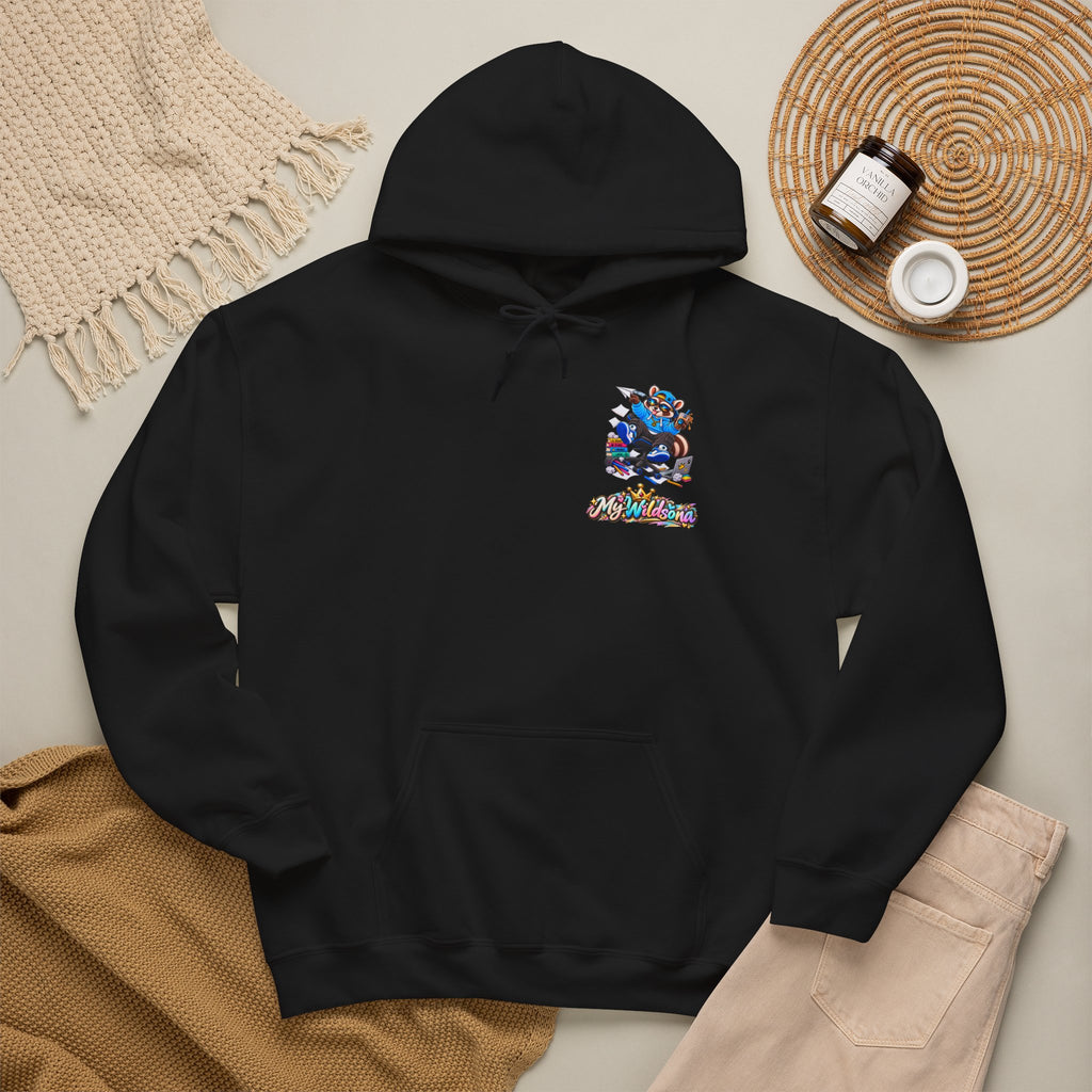 My Wildsona Mischievous Racoon Hoodie — Cute Raccoon Graphic Sweatshirt