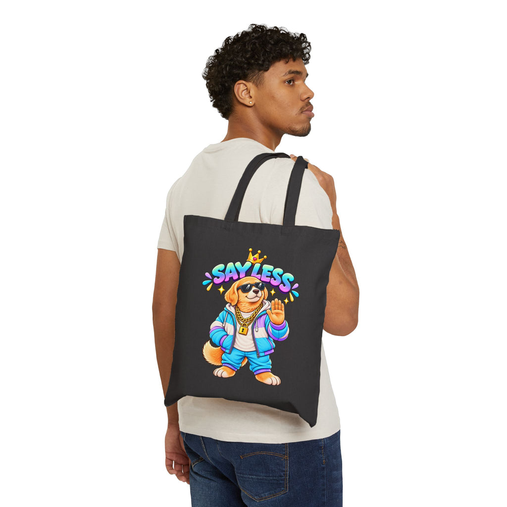 Rocco the Retriever - Say Less - Canvas Tote Bag