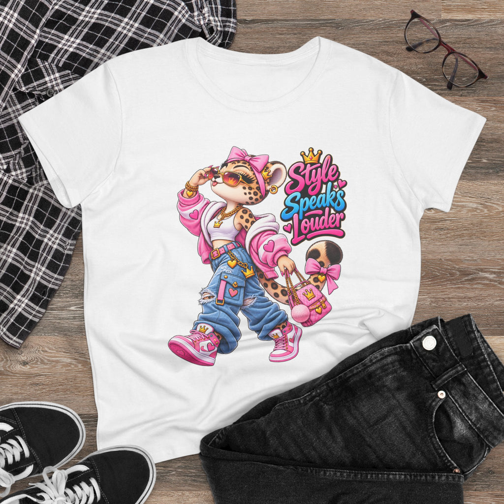 Style Speaks Louder Leopard Girl Tee