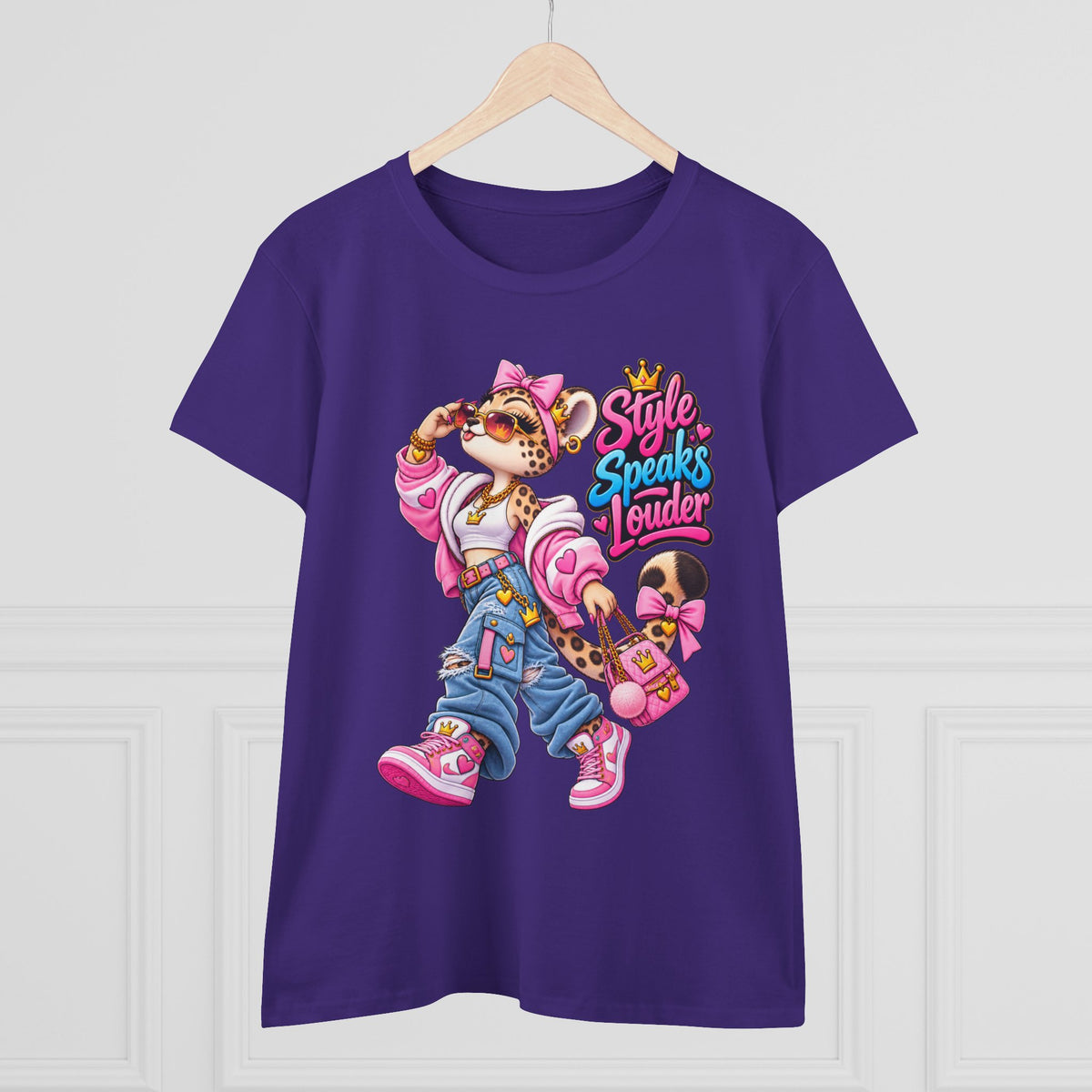 Style Speaks Louder Leopard Girl Tee