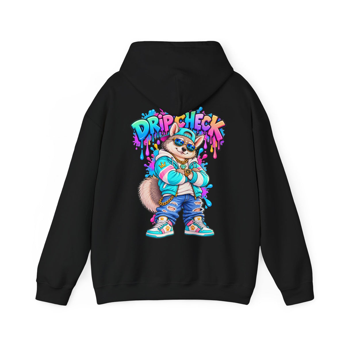 Drip Check - Unisex Heavy Blend™ Hooded Sweatshirt