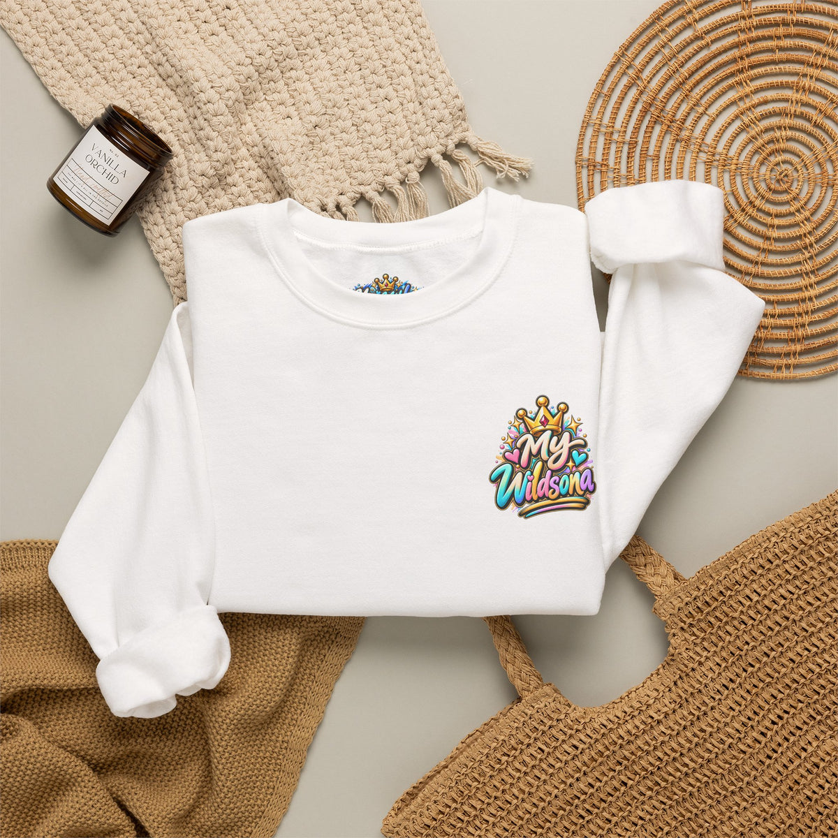 Main Character Raccoon Crewneck Sweatshirt