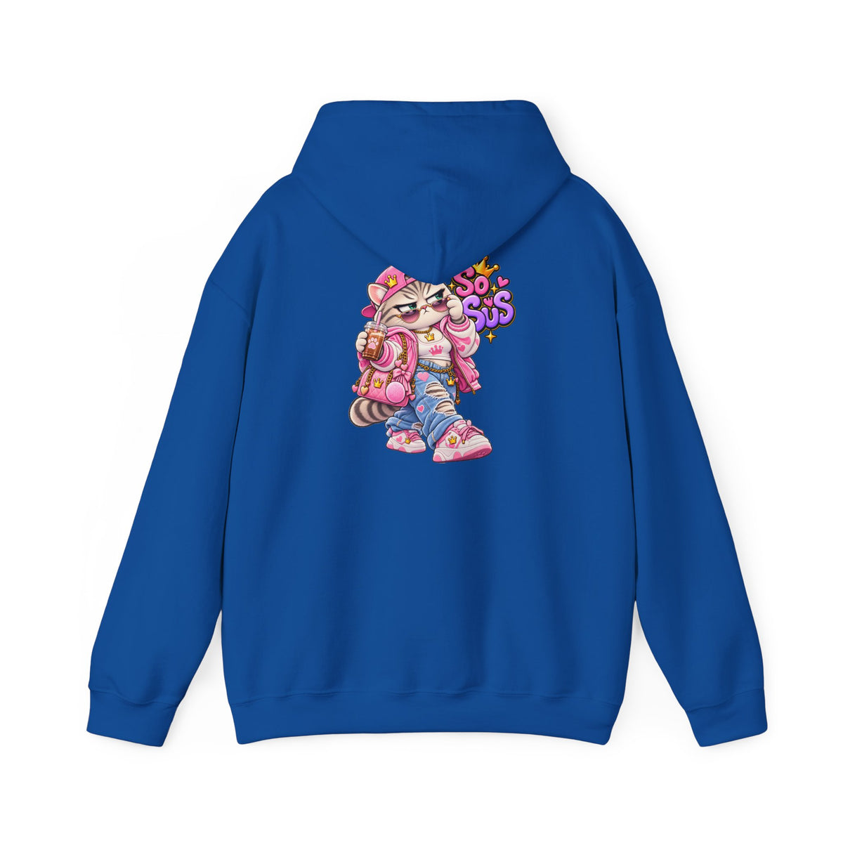 Kawaii So Sus Cat Hoodie – Cute Anime Streetwear Sweatshirt