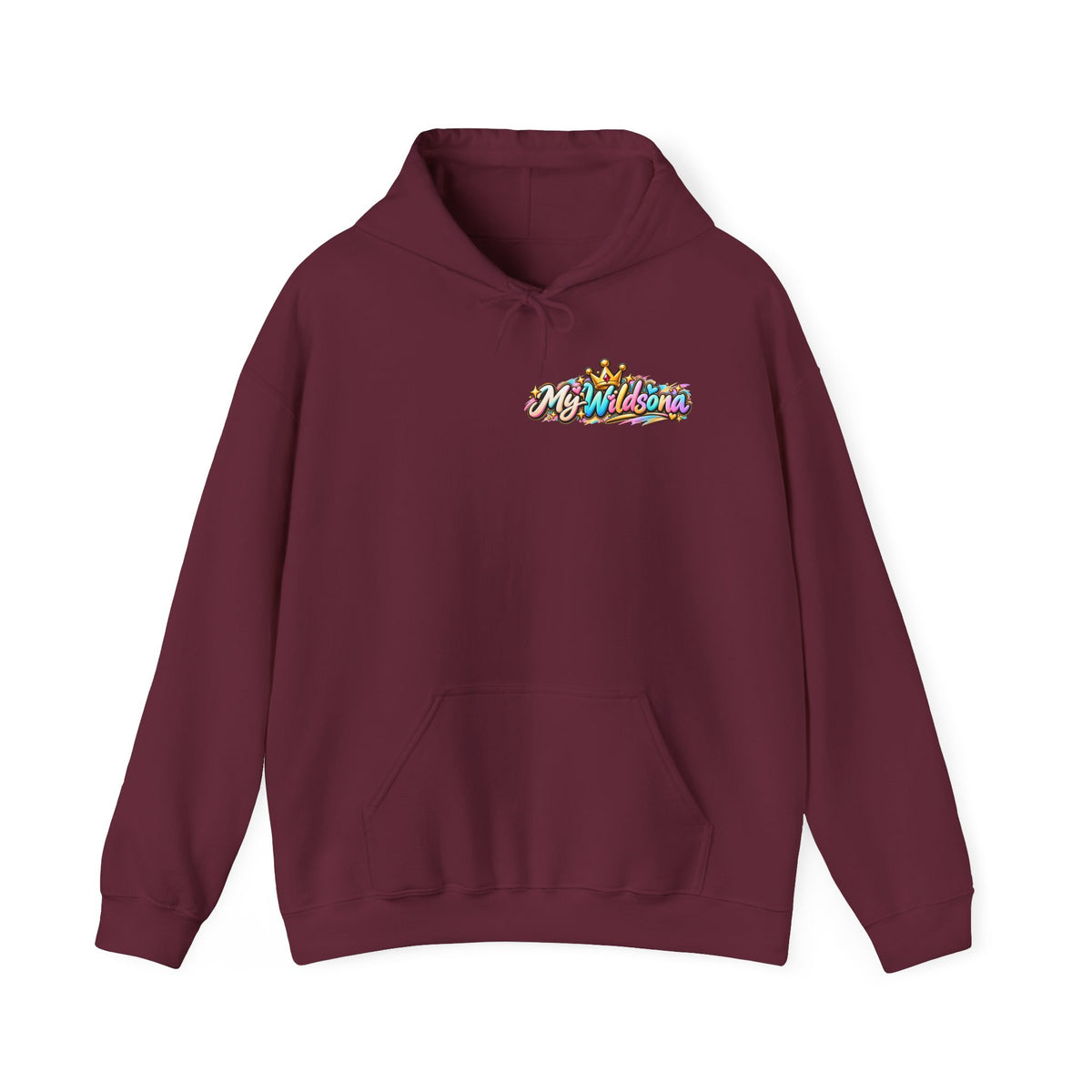 Hoodie — Colorful Big Personality Stay Iconic Pup Graphic