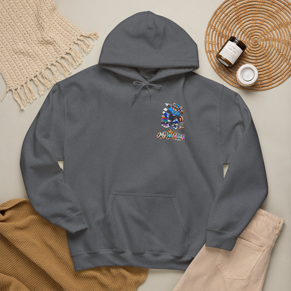 My Wildsona Mischievous Racoon Hoodie — Cute Raccoon Graphic Sweatshirt
