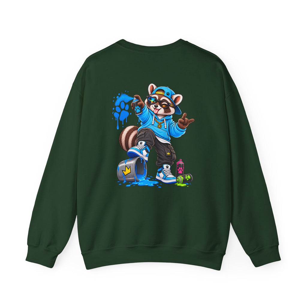Remy Raccoon Graffiti Sweatshirt