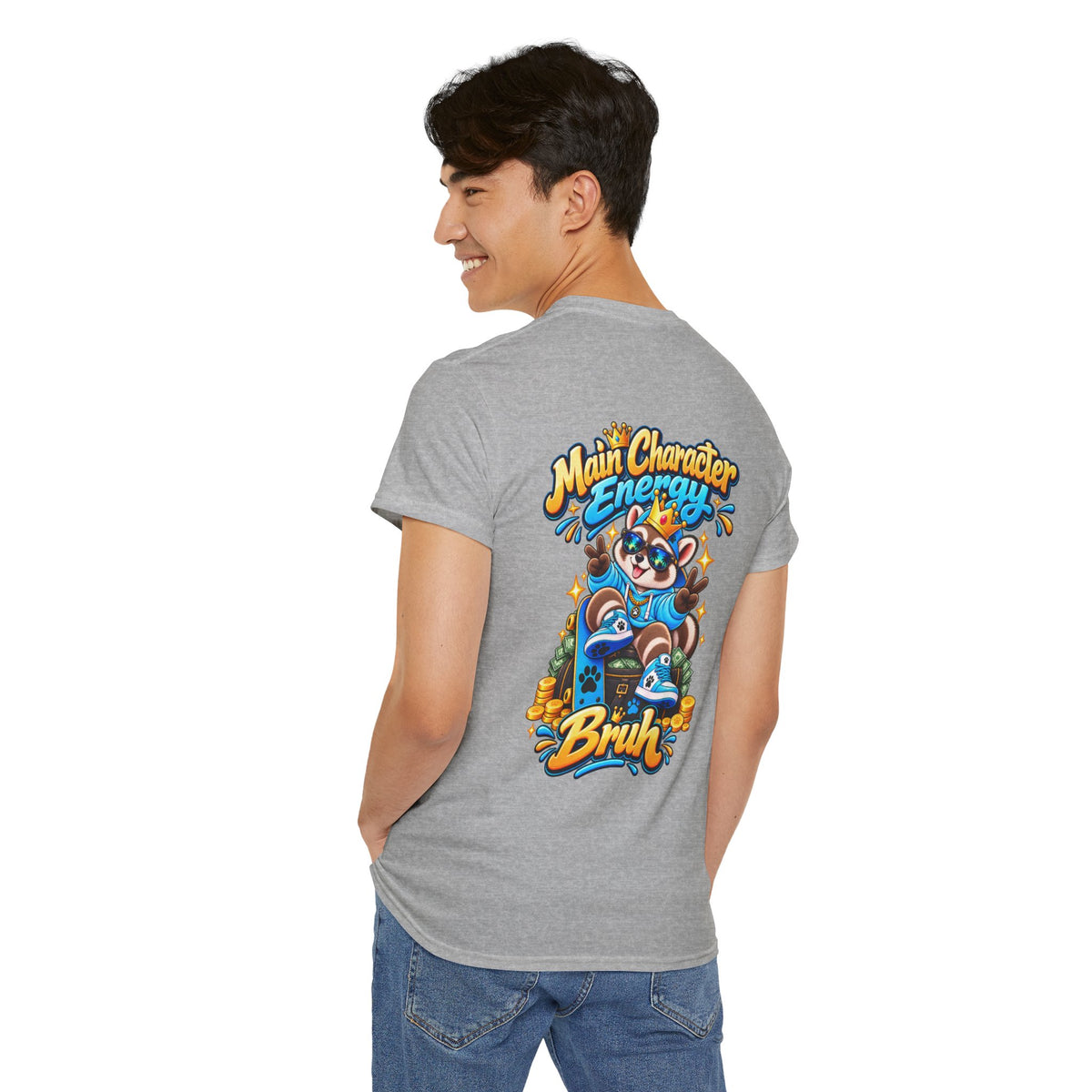 Remy Raccoon Main Character Energy Graphic Tee