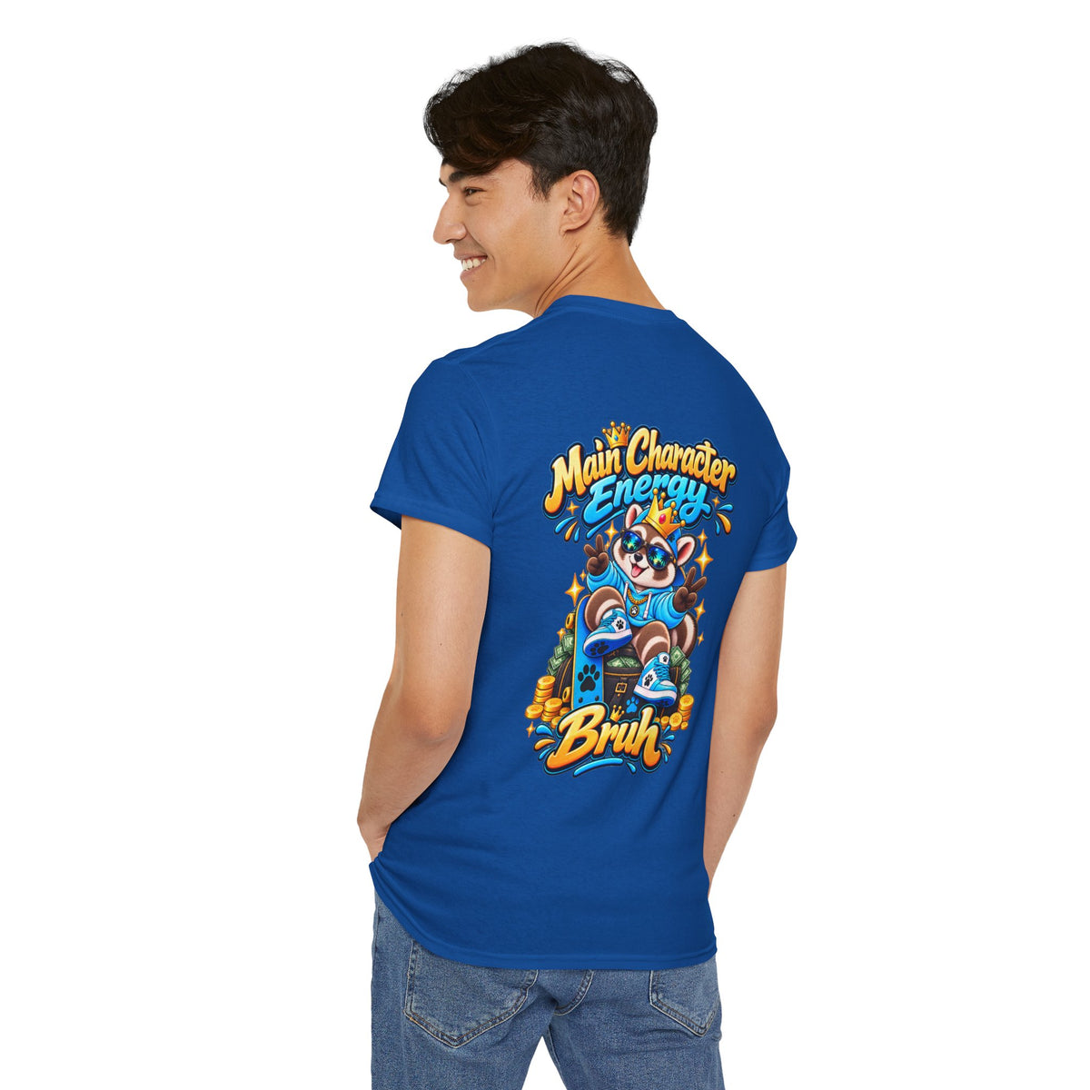 Remy Raccoon Main Character Energy Graphic Tee