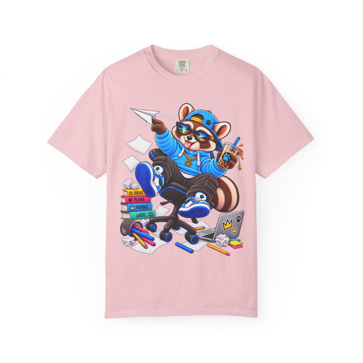 Mischievous Remy Raccoon Graphic T-Shirt