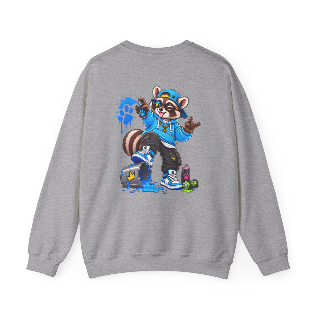 Remy Raccoon Graffiti Sweatshirt