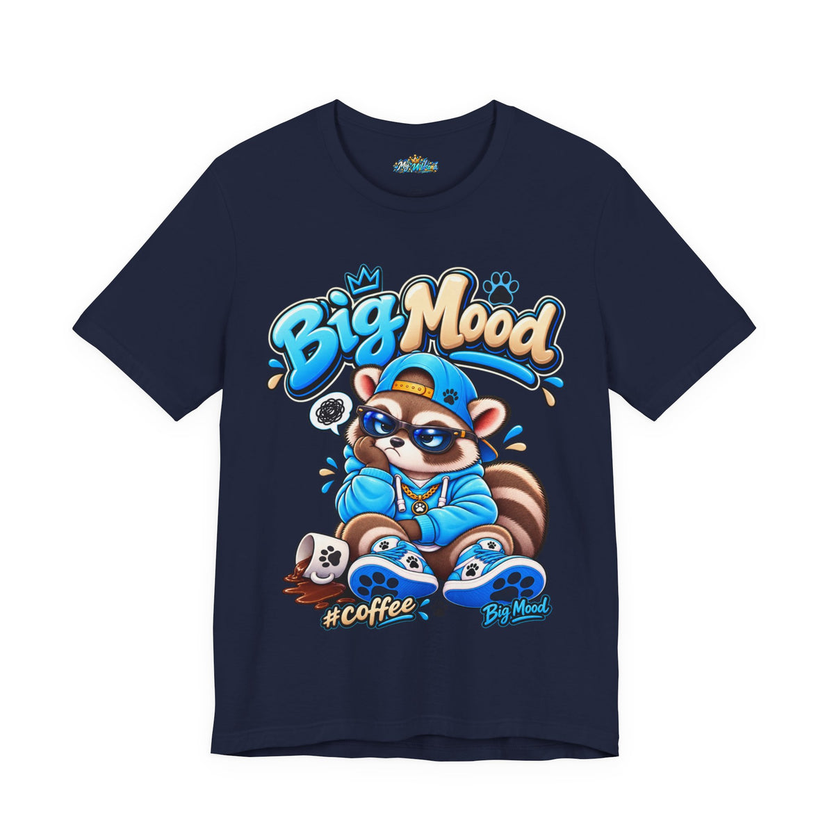 Remy Big Mood Raccoon Coffee T-Shirt