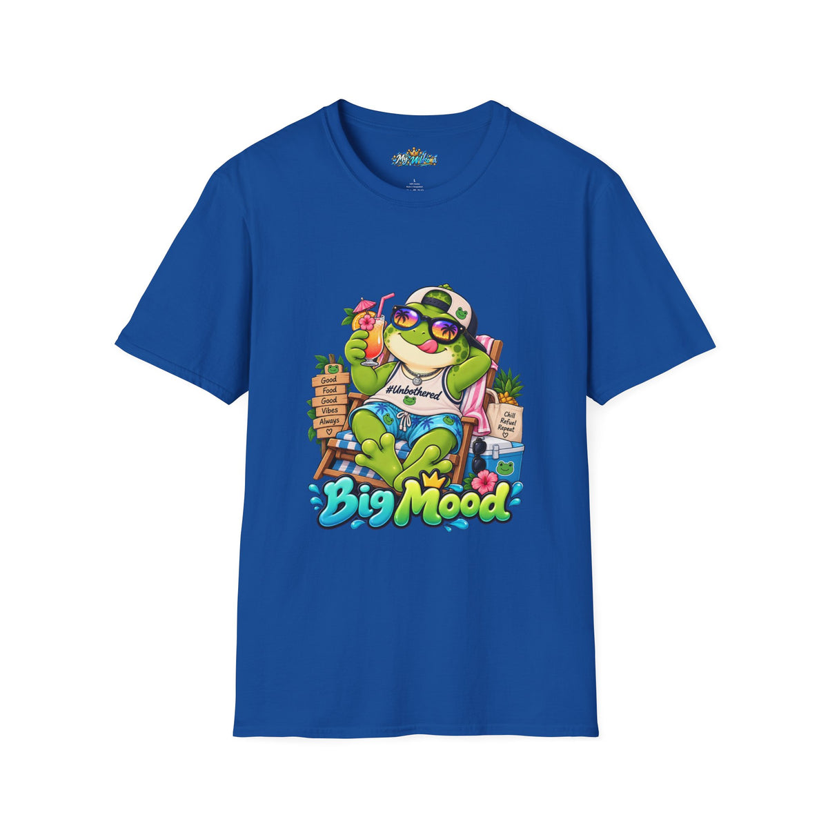 Big Mood Frog T-Shirt — Chill Cartoon Frog Graphic Tee