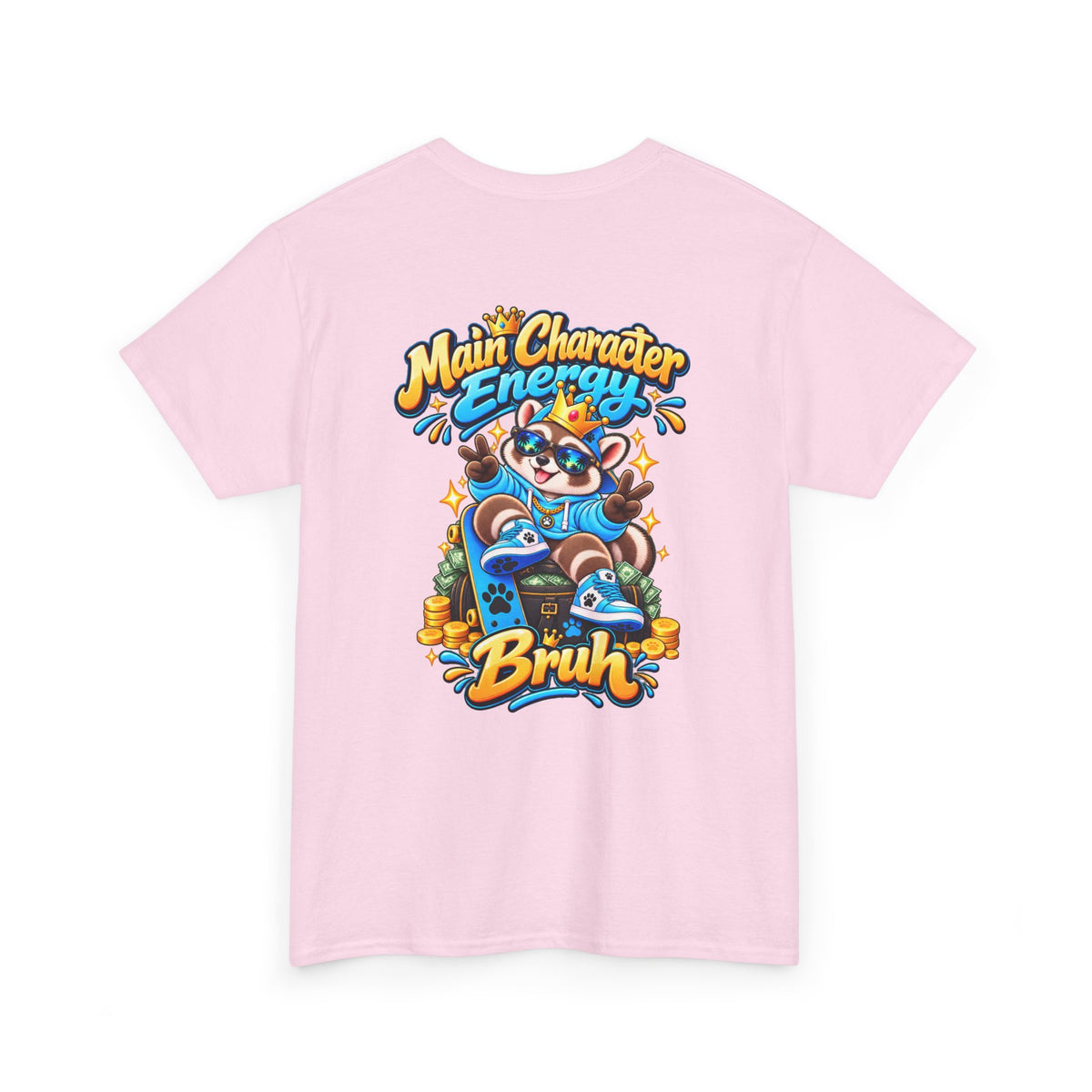 Remy Raccoon Main Character Energy Graphic Tee