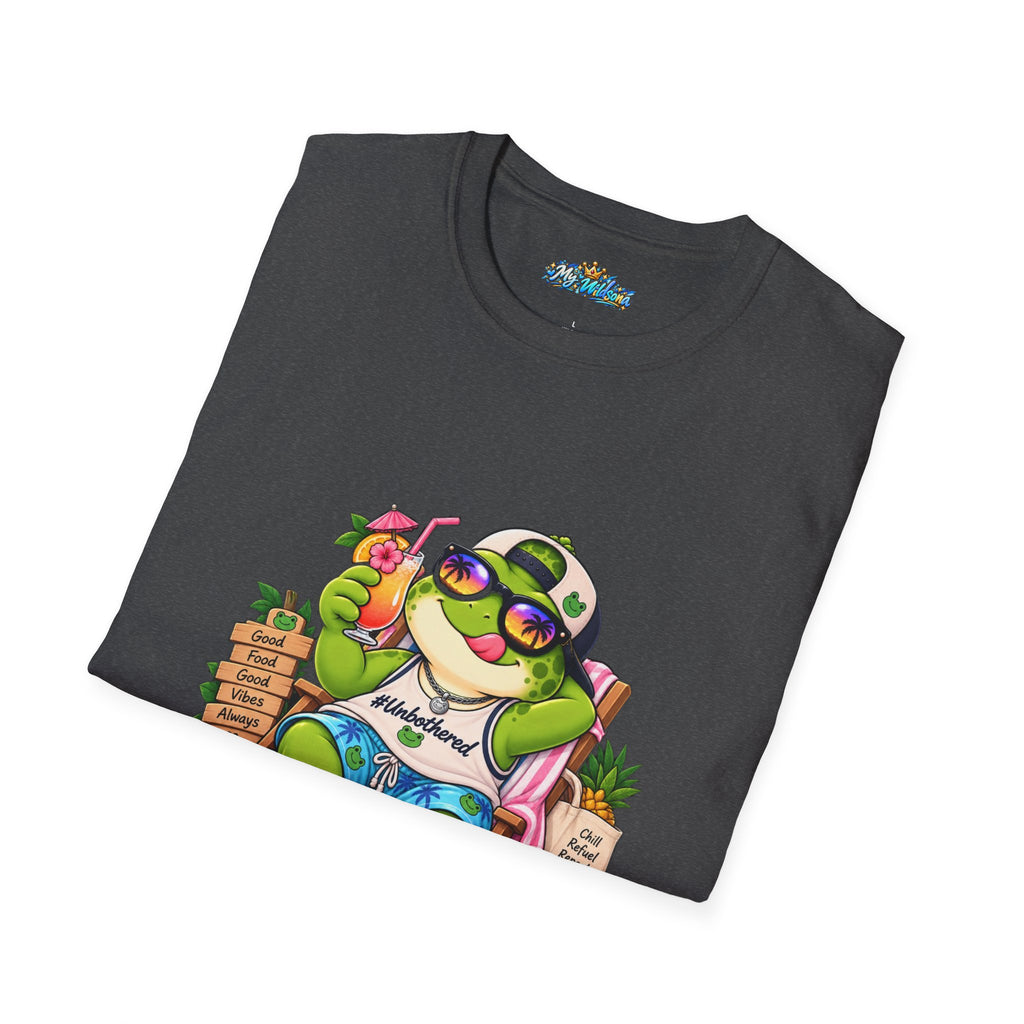Big Mood Frog T-Shirt — Chill Cartoon Frog Graphic Tee