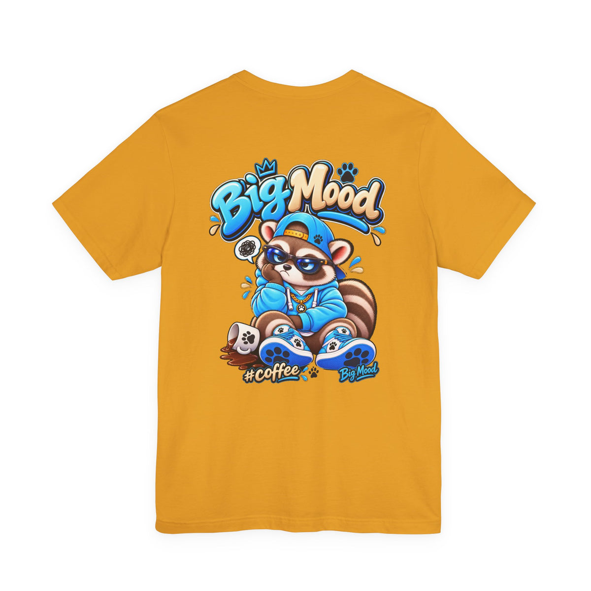 Remy Raccoon Big Mood - Back Graphic - Cute Graphic Tee