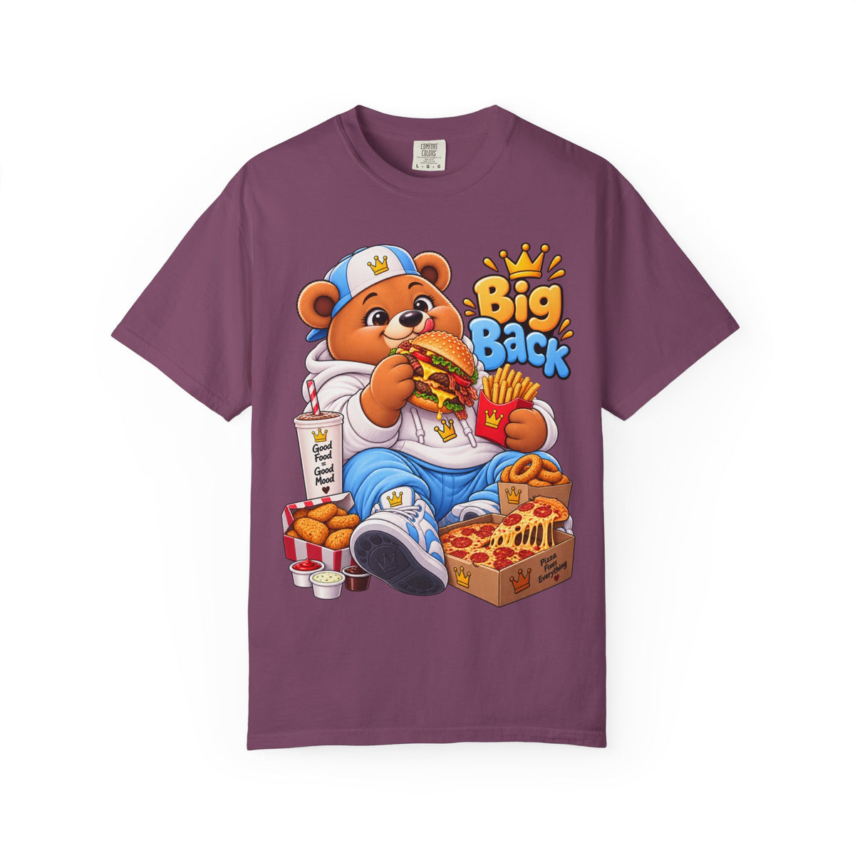 Mochi Big Back Bear - Fast Food - T-Shirt