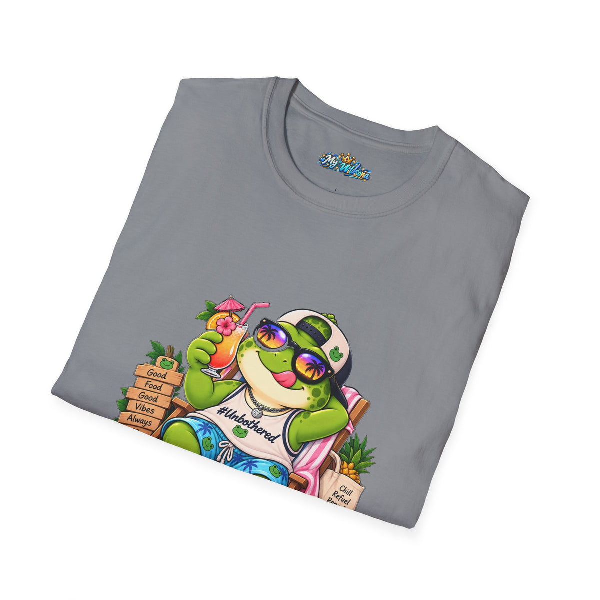 Big Mood Frog T-Shirt — Chill Cartoon Frog Graphic Tee