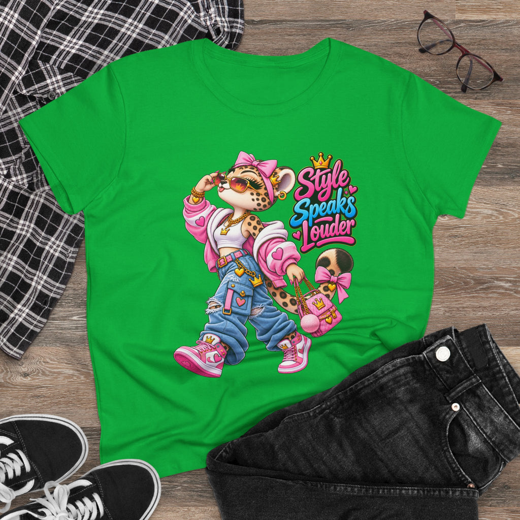 Style Speaks Louder Leopard Girl Tee
