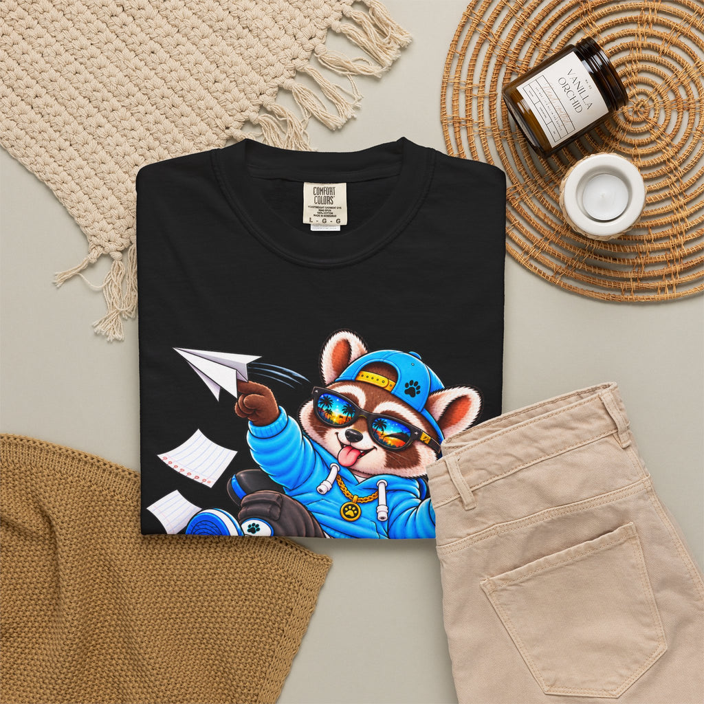 Mischievous Remy Raccoon Graphic T-Shirt