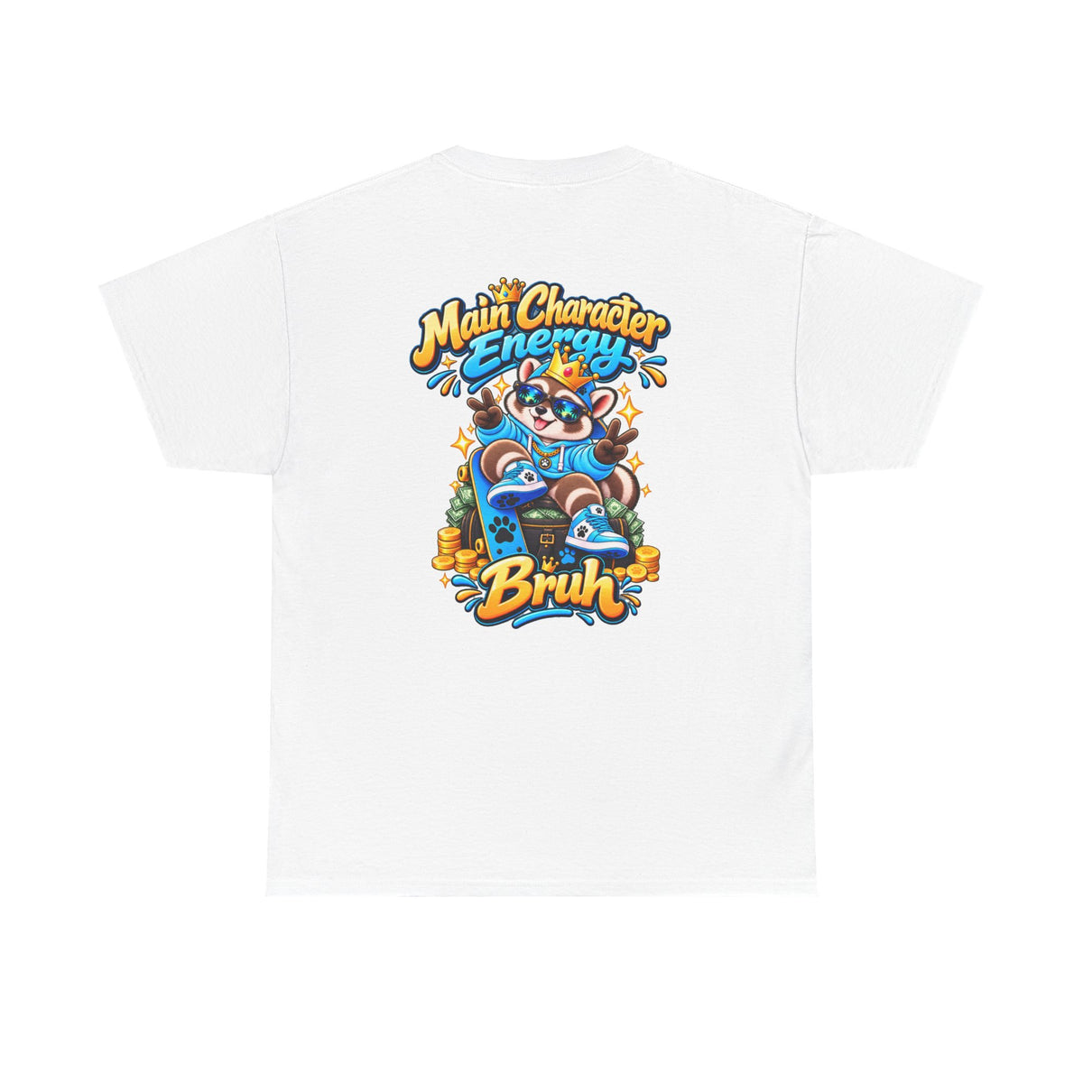 Remy Raccoon Main Character Energy Graphic Tee