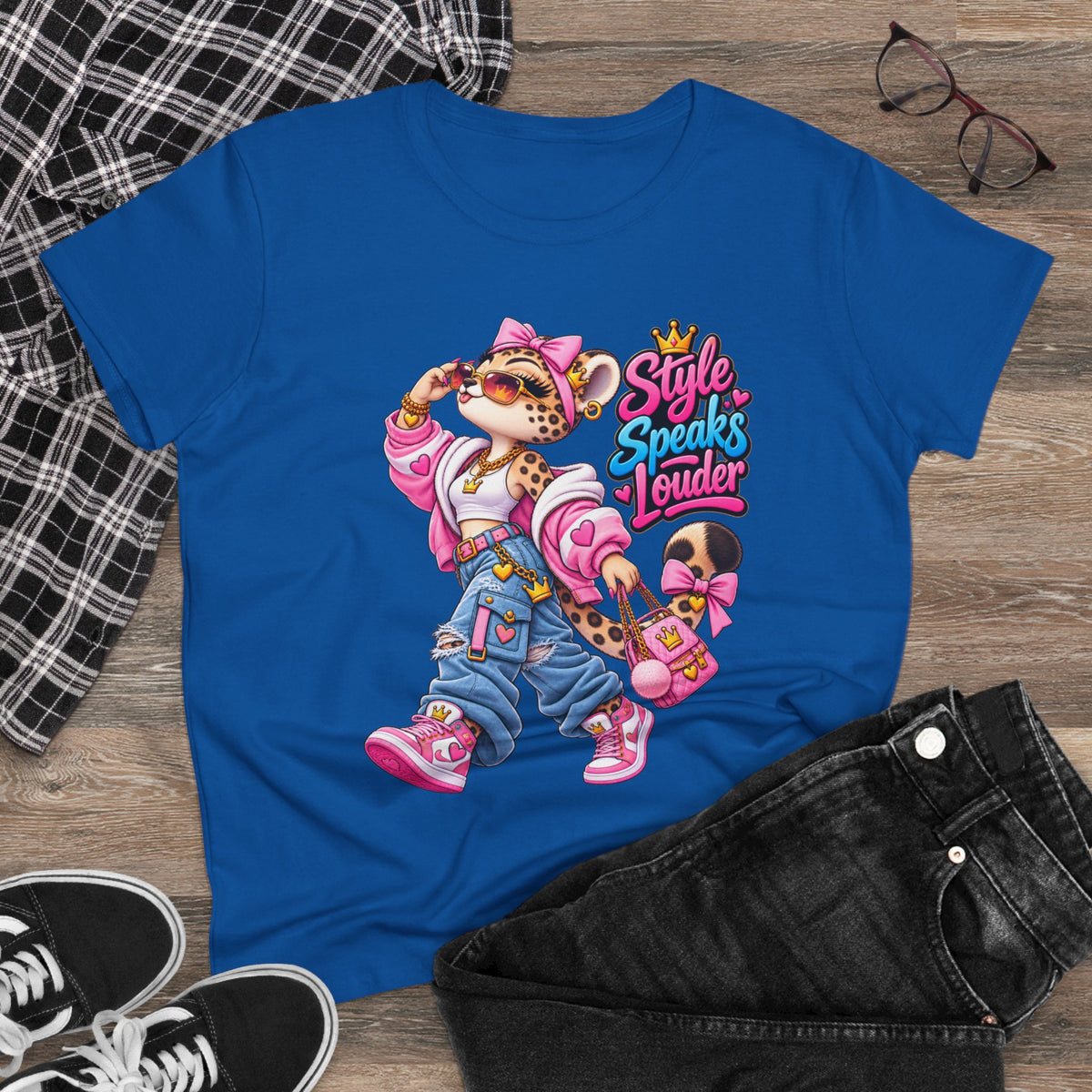 Style Speaks Louder Leopard Girl Tee