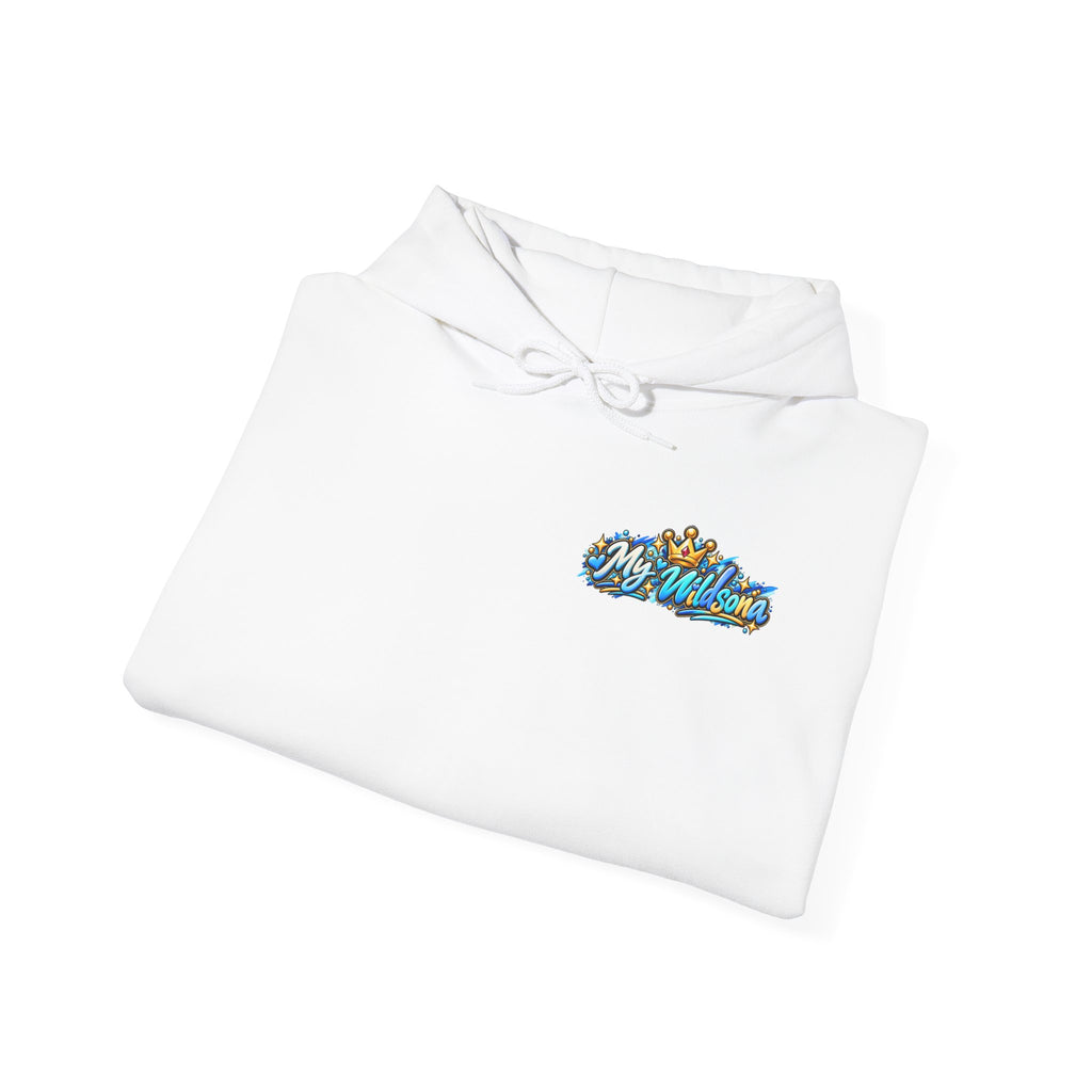 Raccoon Street Art Hoodie – 'Bright Energy' Graffiti Graphic Sweatshirt
