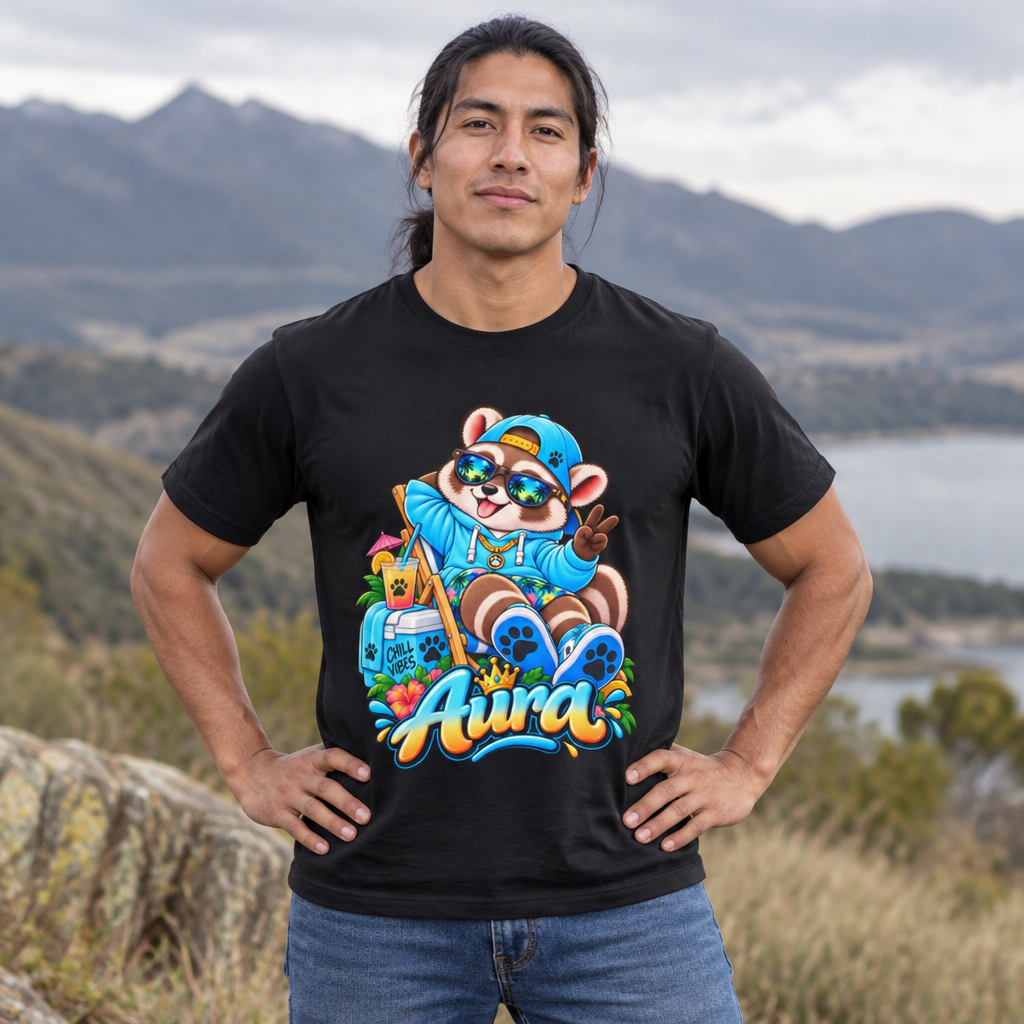 Remy Raccoon Aura - Chest Graphic Tee