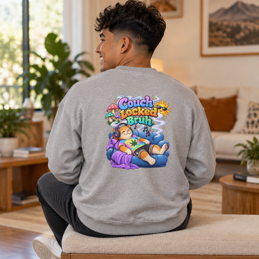 Couch Locked Bruh - Wildsona After Hours Crewneck Sweatshirt