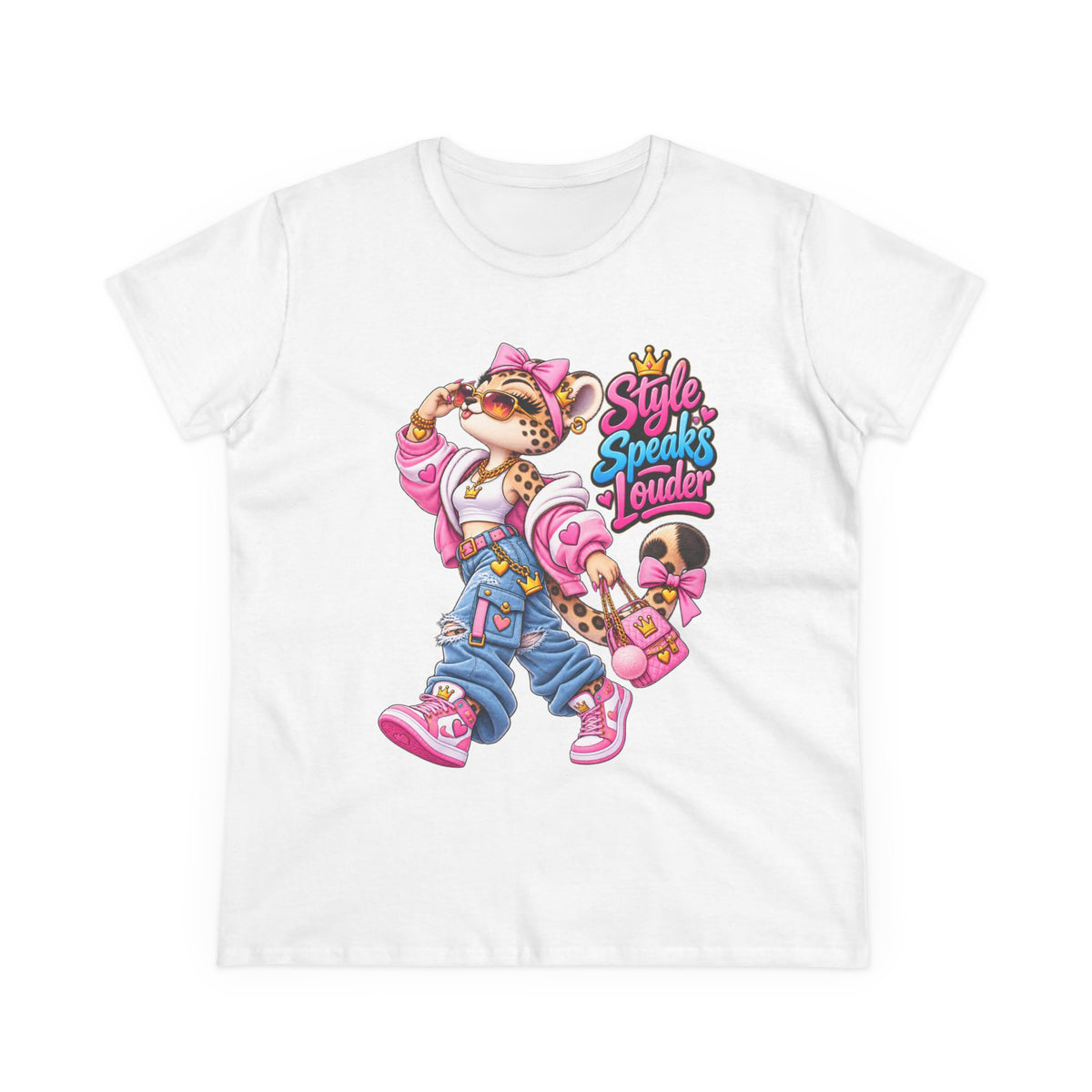 Style Speaks Louder Leopard Girl Tee