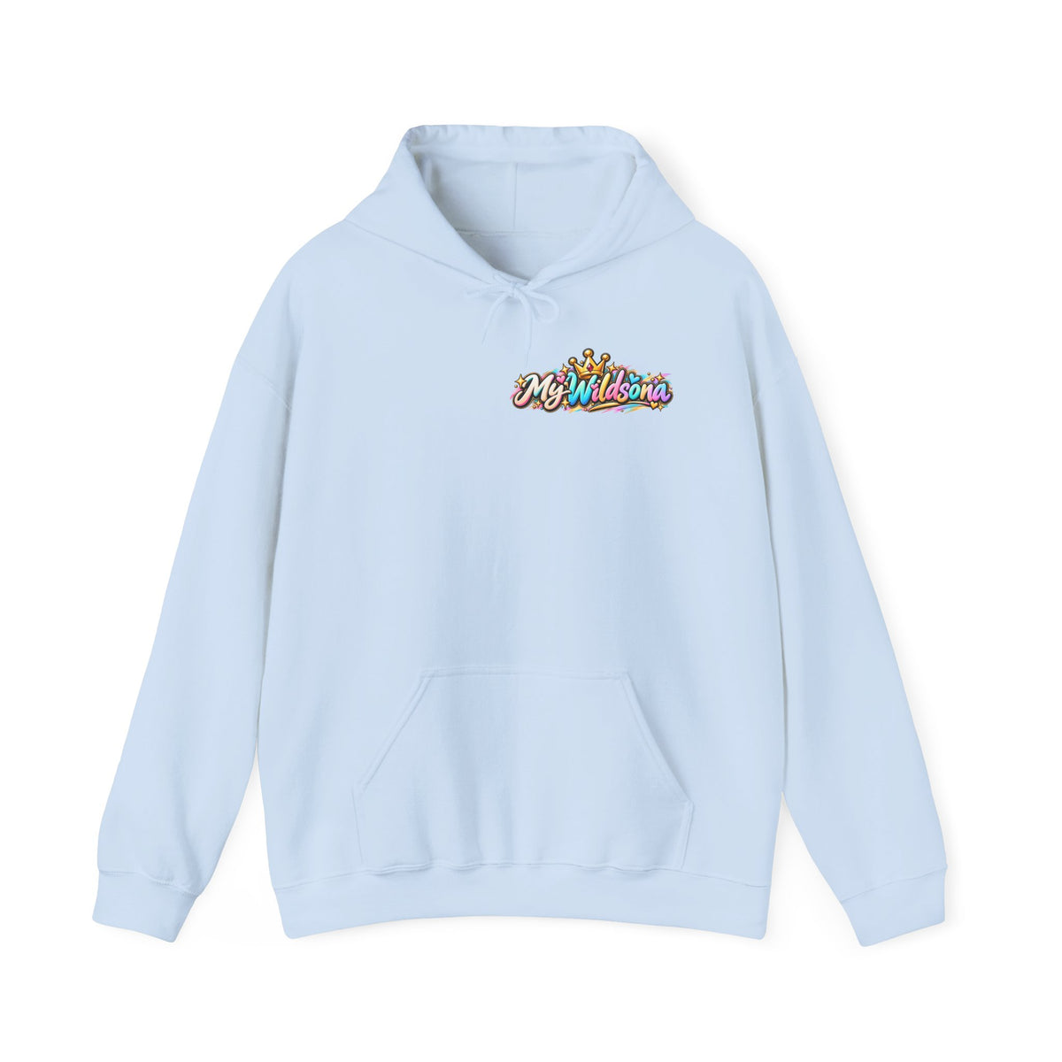 Hoodie — Colorful Big Personality Stay Iconic Pup Graphic